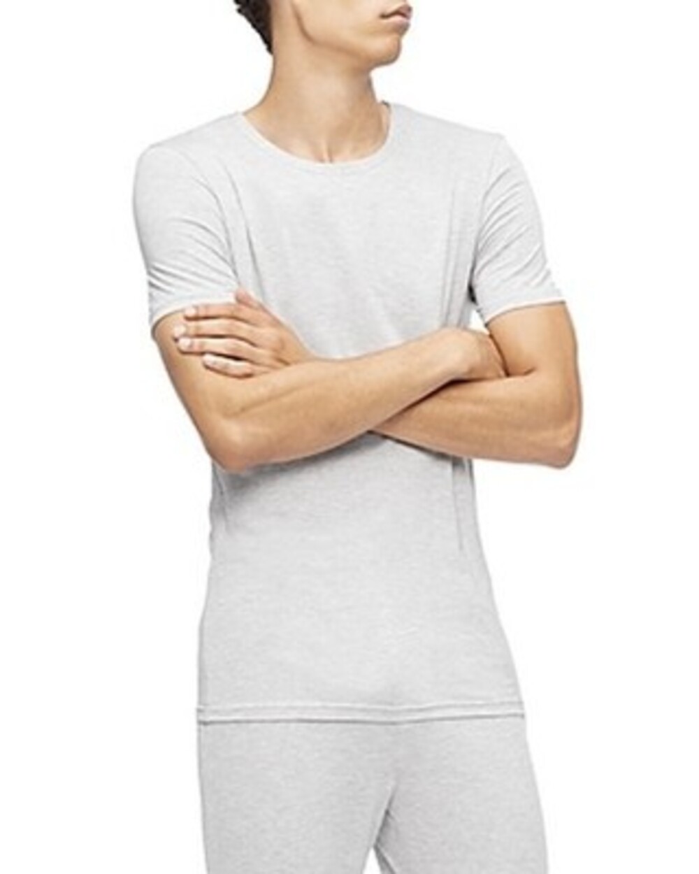 Calvin Klein Ultra-Soft Modern Sleep Tee Men's M Grey Heather Crewneck Pullover